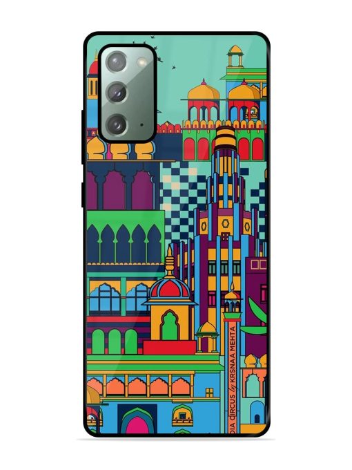 Indian Tapestry Glossy Soft Edge Case for Samsung Galaxy Note 20 Chachhi