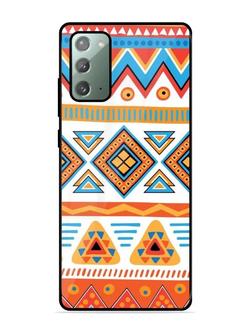 Vibrant Tribal Pattern Glossy Soft Edge Case for Samsung Galaxy Note 20 Chachhi