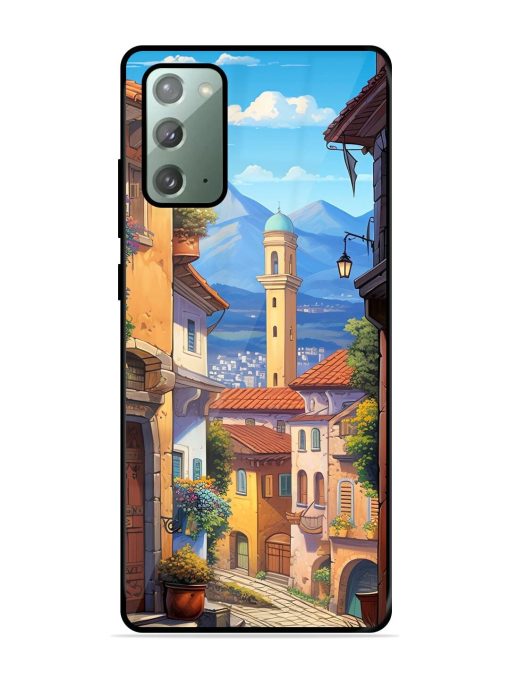 Tuscan Twilight Glossy Soft Edge Case for Samsung Galaxy Note 20 Chachhi