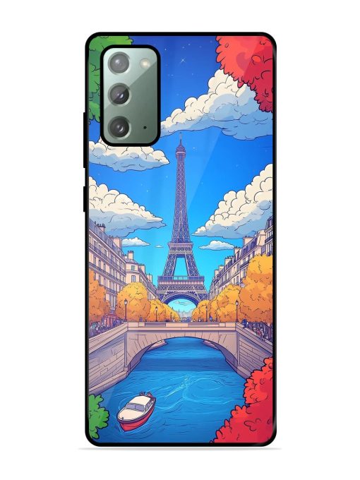 Parisian Panorama Glossy Soft Edge Case for Samsung Galaxy Note 20 Chachhi