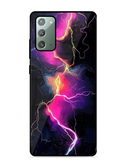 Electric Dreams Glossy Soft Edge Case for Samsung Galaxy Note 20 Chachhi