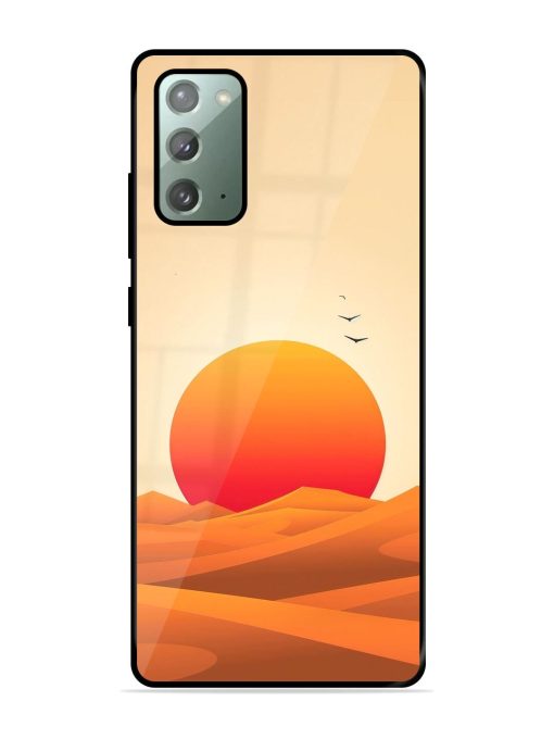 Desert Sunset Glossy Soft Edge Case for Samsung Galaxy Note 20 Chachhi