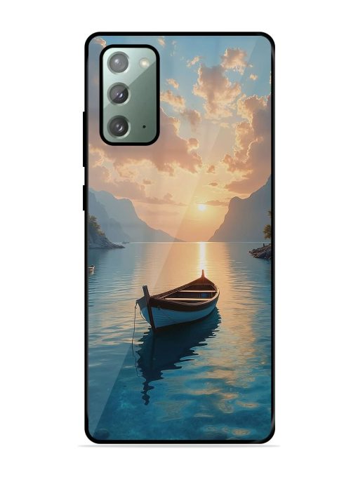 Serene Sunset Glossy Soft Edge Case for Samsung Galaxy Note 20 Chachhi