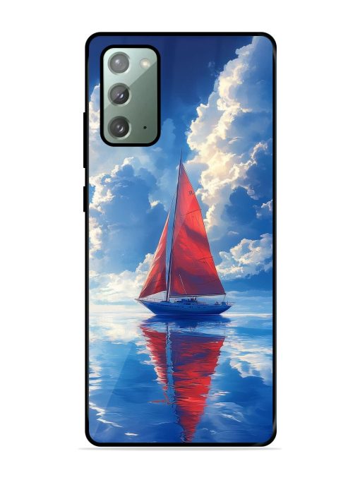 Crimson Sails Glossy Soft Edge Case for Samsung Galaxy Note 20 Chachhi