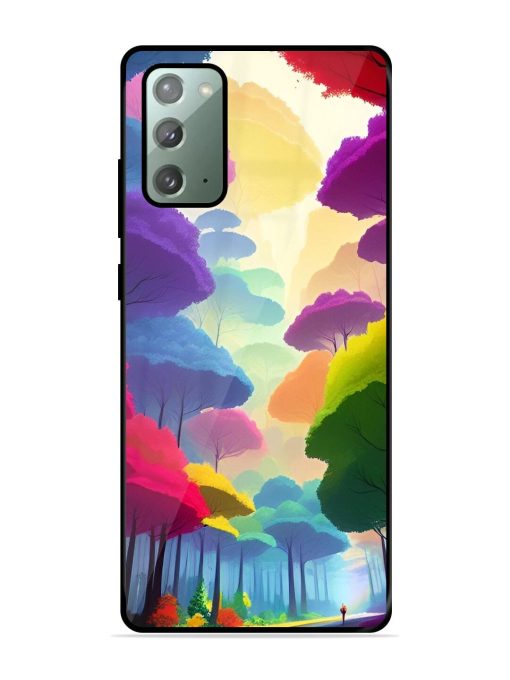 Rainbow Road Glossy Soft Edge Case for Samsung Galaxy Note 20 Chachhi