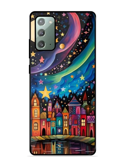 Starlit Village Glossy Soft Edge Case for Samsung Galaxy Note 20 Chachhi