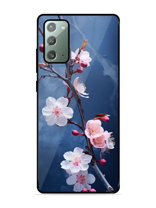 Delicate Blossoms Glossy Soft Edge Case for Samsung Galaxy Note 20 Chachhi