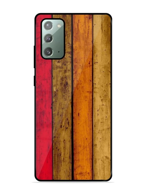 Colorful Woodgrain Glossy Soft Edge Case for Samsung Galaxy Note 20 Chachhi