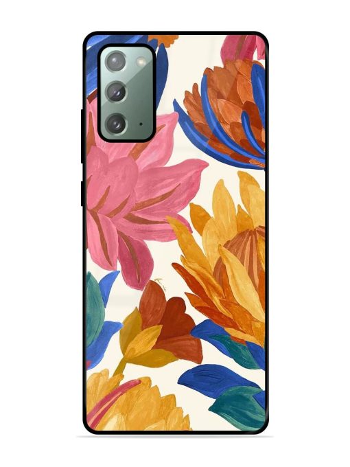 Blooming Tapestry Glossy Soft Edge Case for Samsung Galaxy Note 20 Chachhi