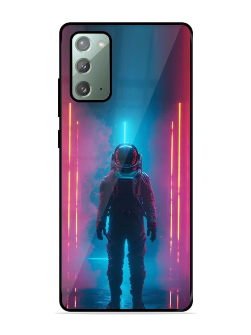 Neon Astronaut Glossy Soft Edge Case for Samsung Galaxy Note 20 Chachhi