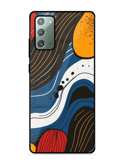 Abstract Expression Glossy Soft Edge Case for Samsung Galaxy Note 20 Chachhi