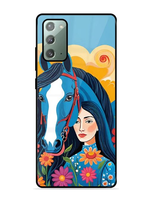 Equine Enchantment Glossy Soft Edge Case for Samsung Galaxy Note 20 Chachhi