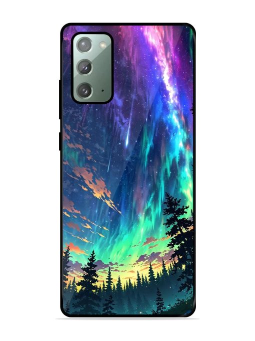 Cosmic Canvas Glossy Soft Edge Case for Samsung Galaxy Note 20 Chachhi