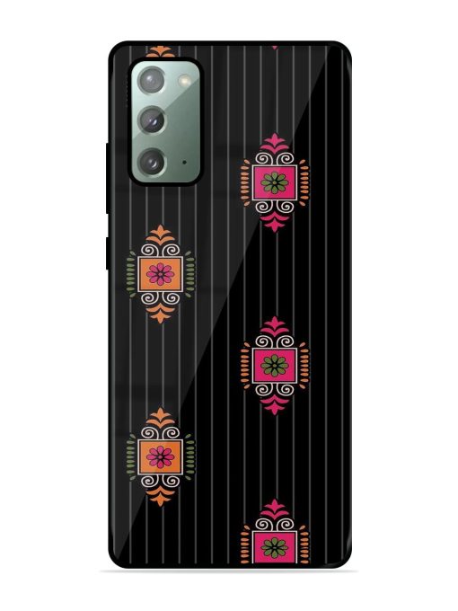 Ornate Elegance Glossy Soft Edge Case for Samsung Galaxy Note 20 Chachhi