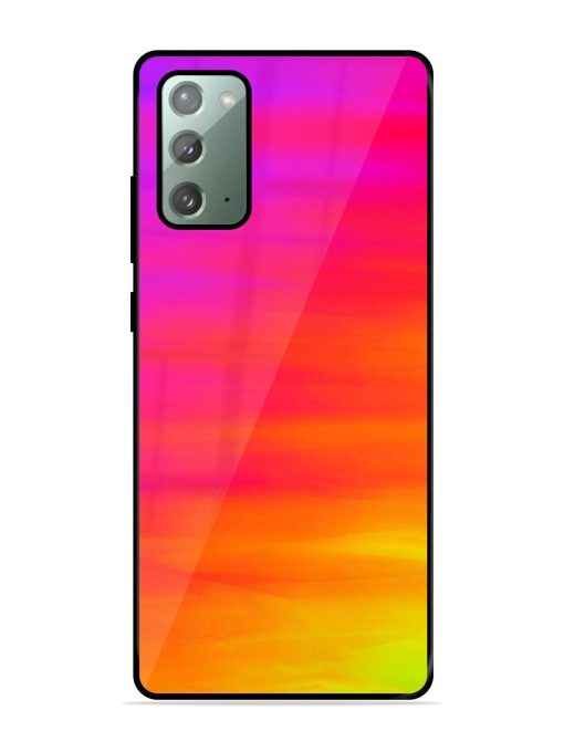 Neon Horizon Glossy Soft Edge Case for Samsung Galaxy Note 20 Chachhi