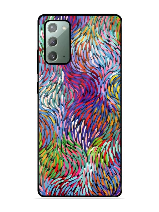 Vibrant Waves Glossy Soft Edge Case for Samsung Galaxy Note 20 Chachhi