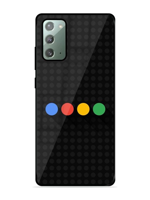 Google Dots Glossy Soft Edge Case for Samsung Galaxy Note 20 Chachhi