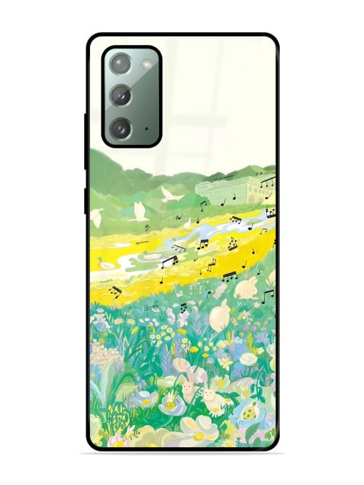 Melody In Bloom Glossy Soft Edge Case for Samsung Galaxy Note 20 Chachhi