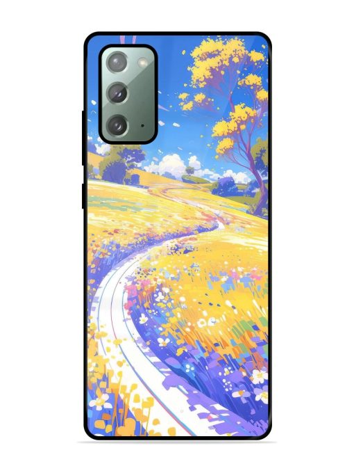 Vibrant Spring Meadow Glossy Soft Edge Case for Samsung Galaxy Note 20 Chachhi