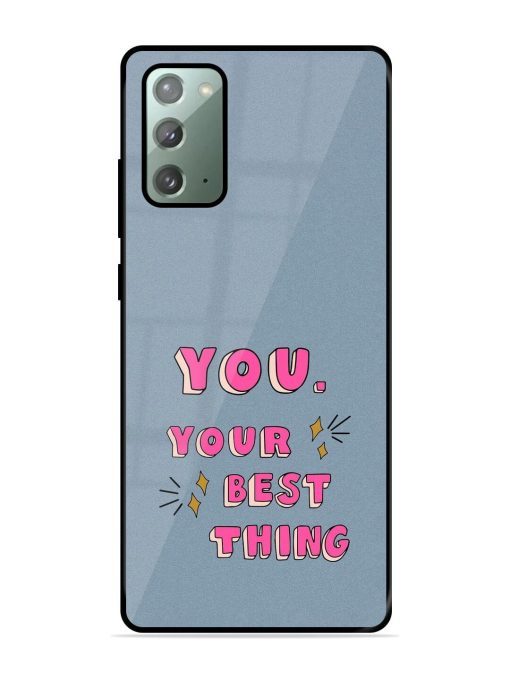 Self-Love Sparkles Glossy Soft Edge Case for Samsung Galaxy Note 20