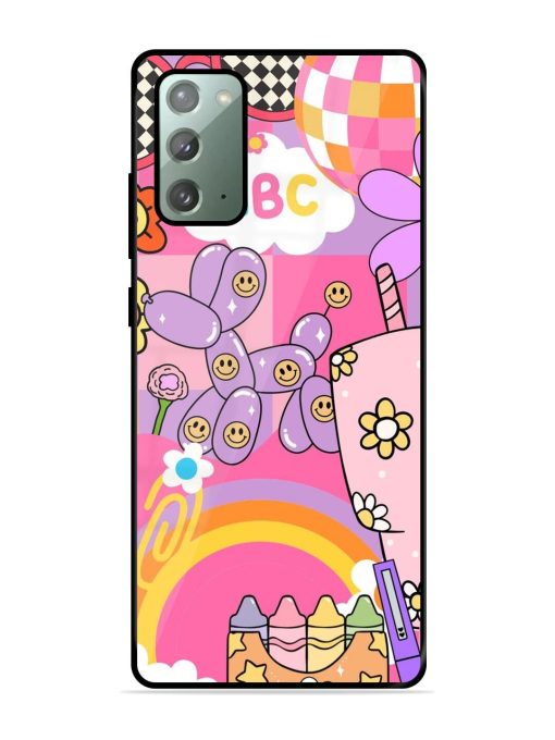 Whimsical Y2K Chaos Glossy Soft Edge Case for Samsung Galaxy Note 20 Chachhi