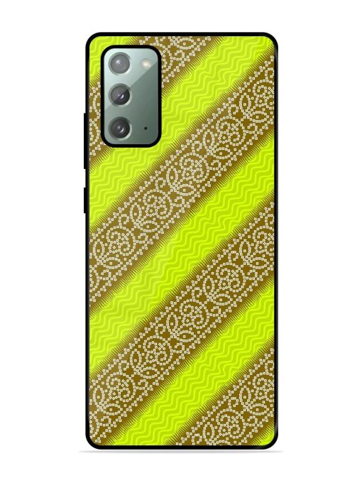 Golden Bandana Bliss Glossy Soft Edge Case for Samsung Galaxy Note 20 Chachhi