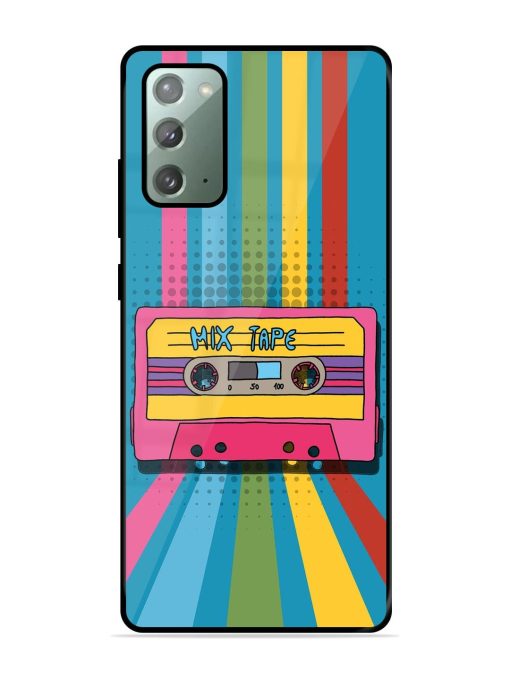 Retro Cassette Tapes Glossy Soft Edge Case for Samsung Galaxy Note 20 Chachhi