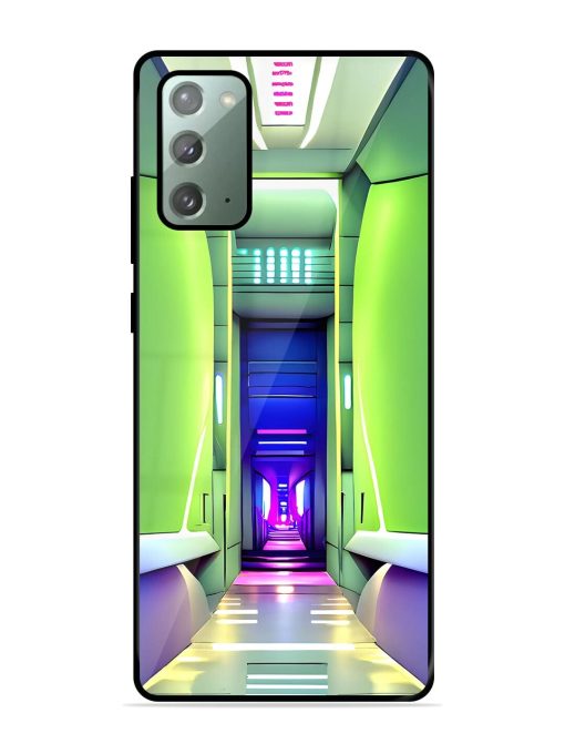 Neon Corridor Glossy Soft Edge Case for Samsung Galaxy Note 20 Chachhi