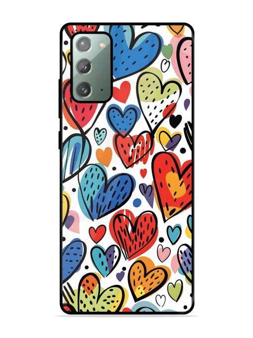 Heartfelt Harmony Glossy Soft Edge Case for Samsung Galaxy Note 20