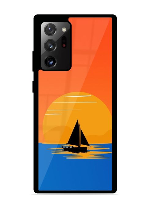 Sunset Sail Glossy Soft Edge Case for Samsung Galaxy Note 20 Ultra Chachhi