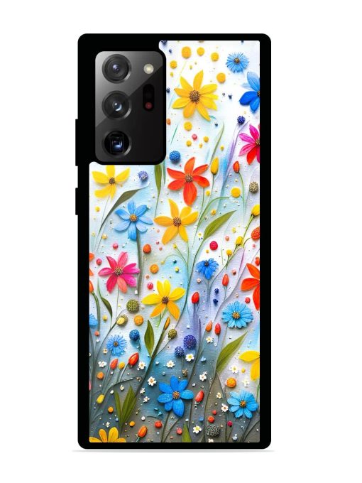 Vibrant Floral Glossy Soft Edge Case for Samsung Galaxy Note 20 Ultra Chachhi