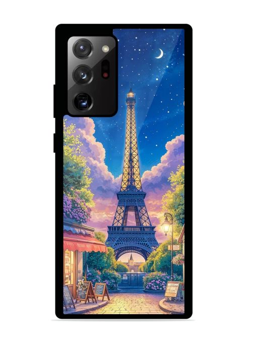 Twilight In Paris Glossy Soft Edge Case for Samsung Galaxy Note 20 Ultra Chachhi