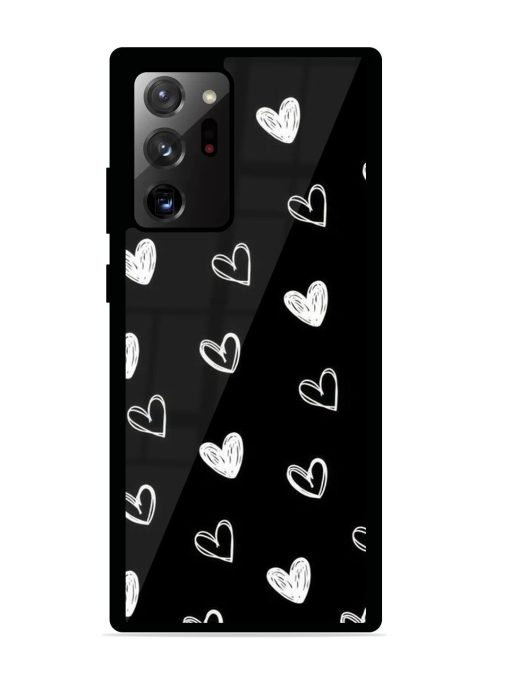 Scattered Hearts Glossy Soft Edge Case for Samsung Galaxy Note 20 Ultra Chachhi