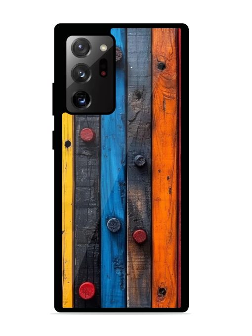 Rainbow Plank Glossy Soft Edge Case for Samsung Galaxy Note 20 Ultra Chachhi