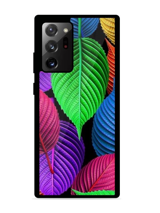 Rainbow Leaf Symphony Glossy Soft Edge Case for Samsung Galaxy Note 20 Ultra Chachhi