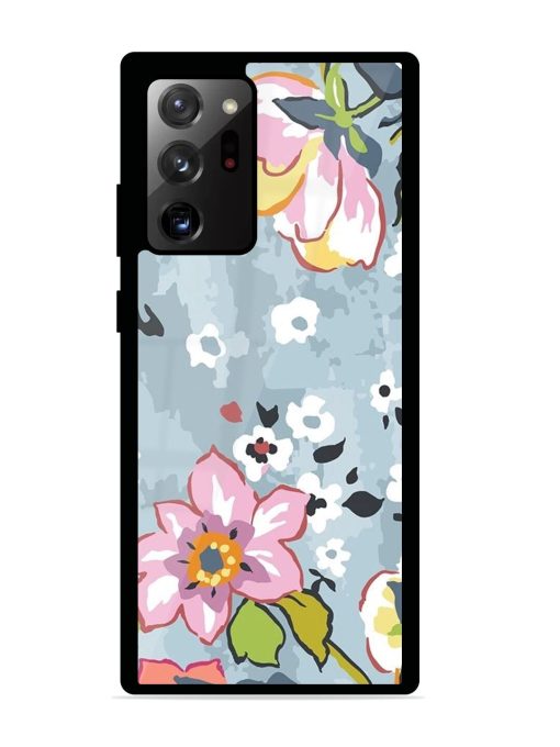 Floral Fantasy Glossy Soft Edge Case for Samsung Galaxy Note 20 Ultra Chachhi