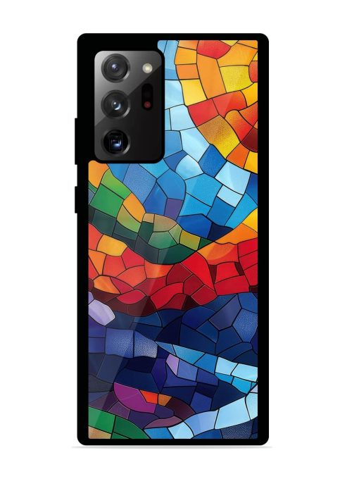 Mosaic Sunset Glossy Soft Edge Case for Samsung Galaxy Note 20 Ultra Chachhi