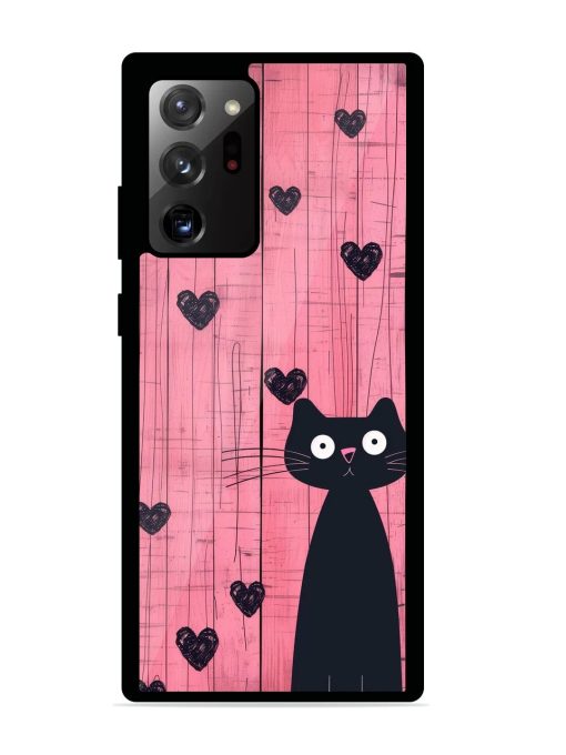 Feline Valentine'S Day Glossy Soft Edge Case for Samsung Galaxy Note 20 Ultra Chachhi