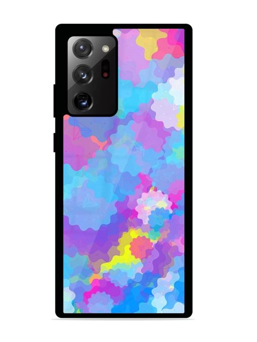 Psychedelic Cloud Burst Glossy Soft Edge Case for Samsung Galaxy Note 20 Ultra Chachhi