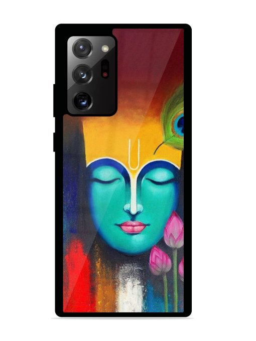 Divine Tranquility: The Face Of Krishna Glossy Soft Edge Case for Samsung Galaxy Note 20 Ultra Chachhi