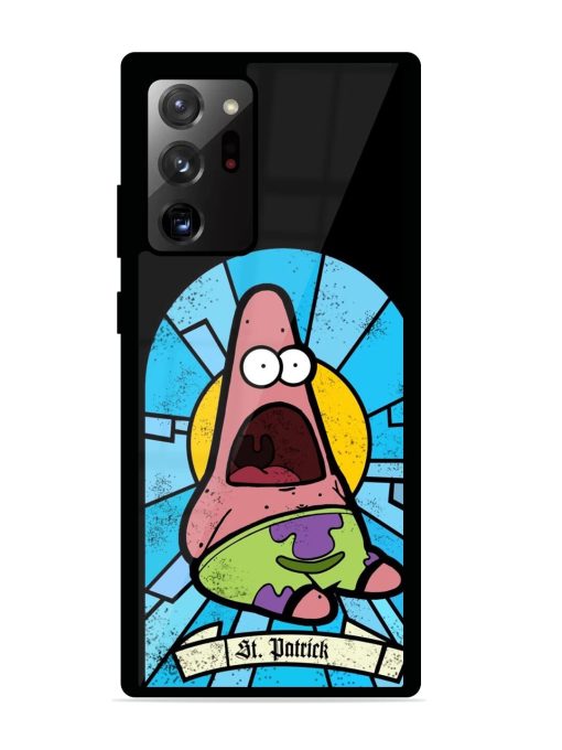 St. Patrick'S Day Stained Glass Patrick Star Glossy Soft Edge Case for Samsung Galaxy Note 20 Ultra Chachhi