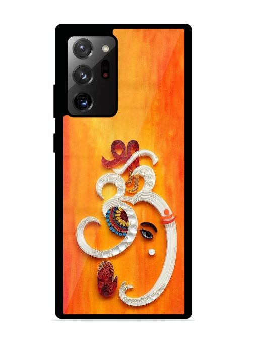 Ganesha In Quilling Art Glossy Soft Edge Case for Samsung Galaxy Note 20 Ultra Chachhi