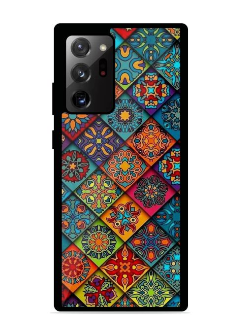 Patchwork Mandala Mosaic Glossy Soft Edge Case for Samsung Galaxy Note 20 Ultra Chachhi