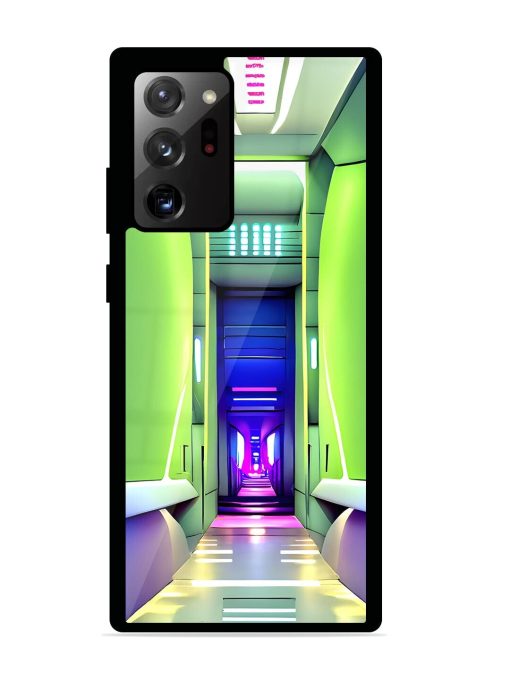 Neon Corridor Glossy Soft Edge Case for Samsung Galaxy Note 20 Ultra Chachhi