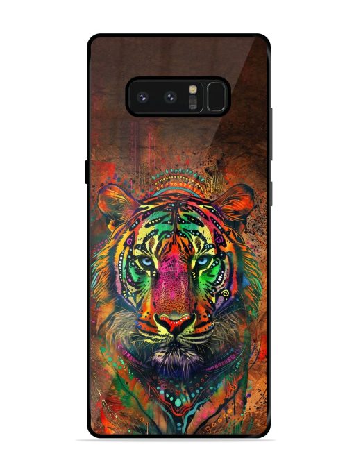 Cosmic Tiger Glossy Soft Edge Case for Samsung Galaxy Note 8 Chachhi