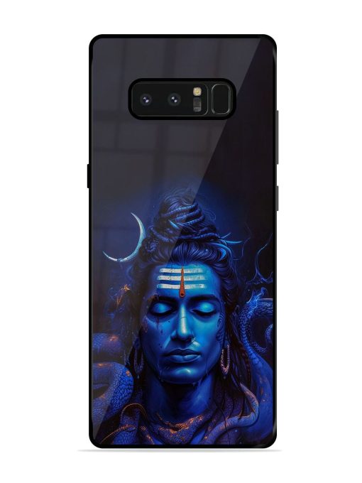 Mystic Mahadev Glossy Soft Edge Case for Samsung Galaxy Note 8 Chachhi