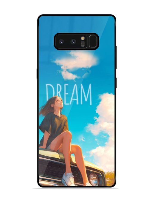 Girly Dream Art Glossy Soft Edge Case for Samsung Galaxy Note 8 Chachhi