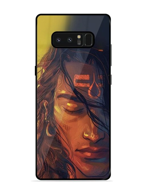 Tranquil Shiva Glossy Soft Edge Case for Samsung Galaxy Note 8 Chachhi