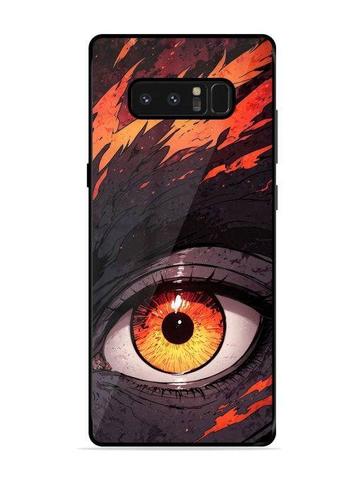 Inferno Gaze Glossy Soft Edge Case for Samsung Galaxy Note 8 Chachhi