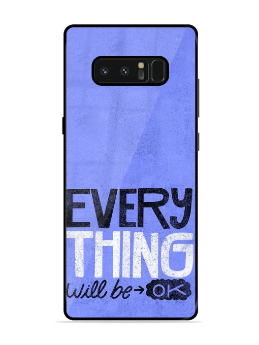 Hopeful Hues Glossy Soft Edge Case for Samsung Galaxy Note 8 Chachhi